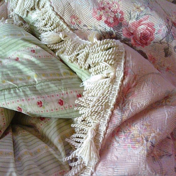 jcpenney Bedding Vintage Jc Penny Shabby Chic Reversible Pink